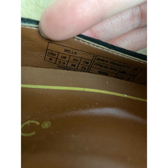 Vionic Willa loafers women’s size 6 black suede leather slip on comfort basic - Picture 7 of 7